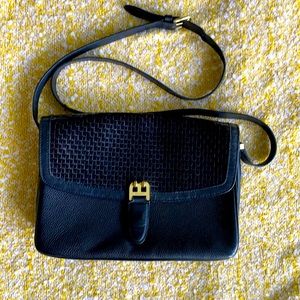 Black Bally Leather Purse